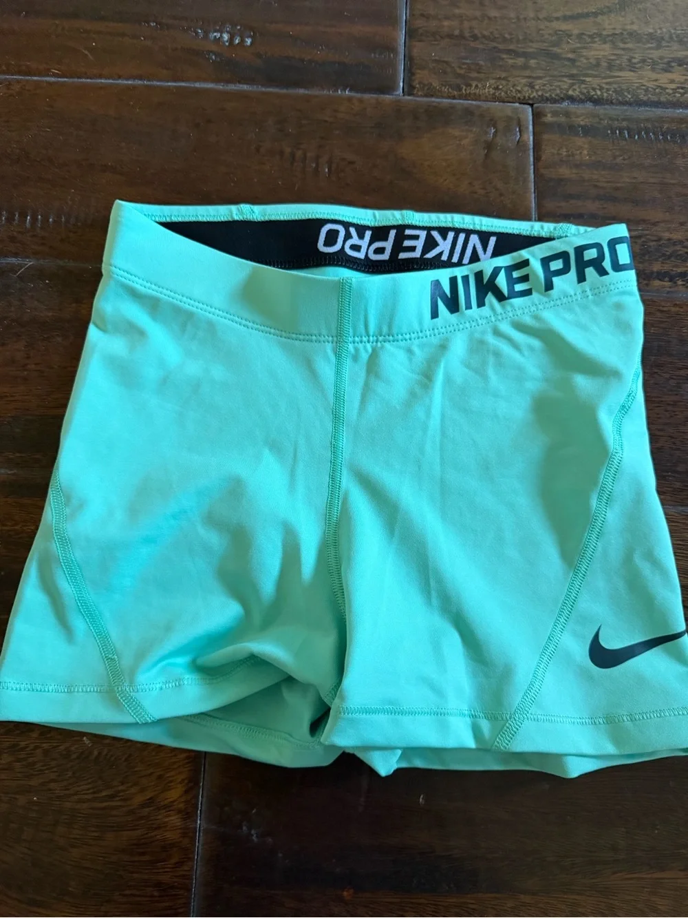 Nike Pro Mint Green Shorts